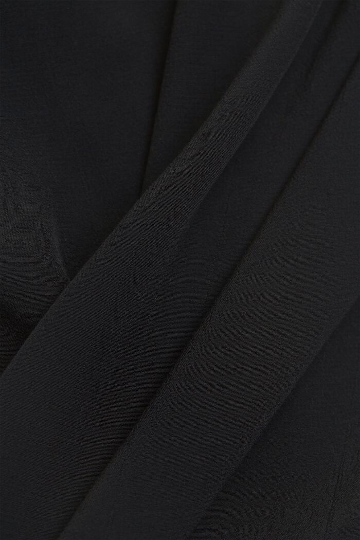 Bluse aus LENZING™ ECOVERO™ Viskose, BLACK, detail image number 4