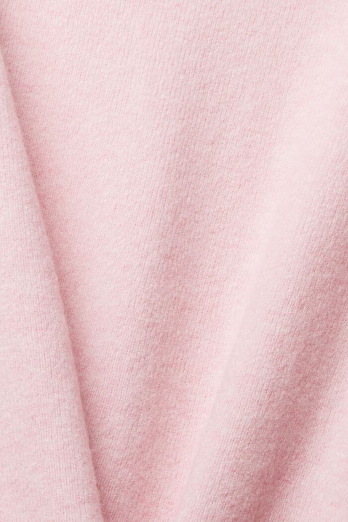 Mit Wolle: gestreifter Pullover, LIGHT PINK, detail image number 5
