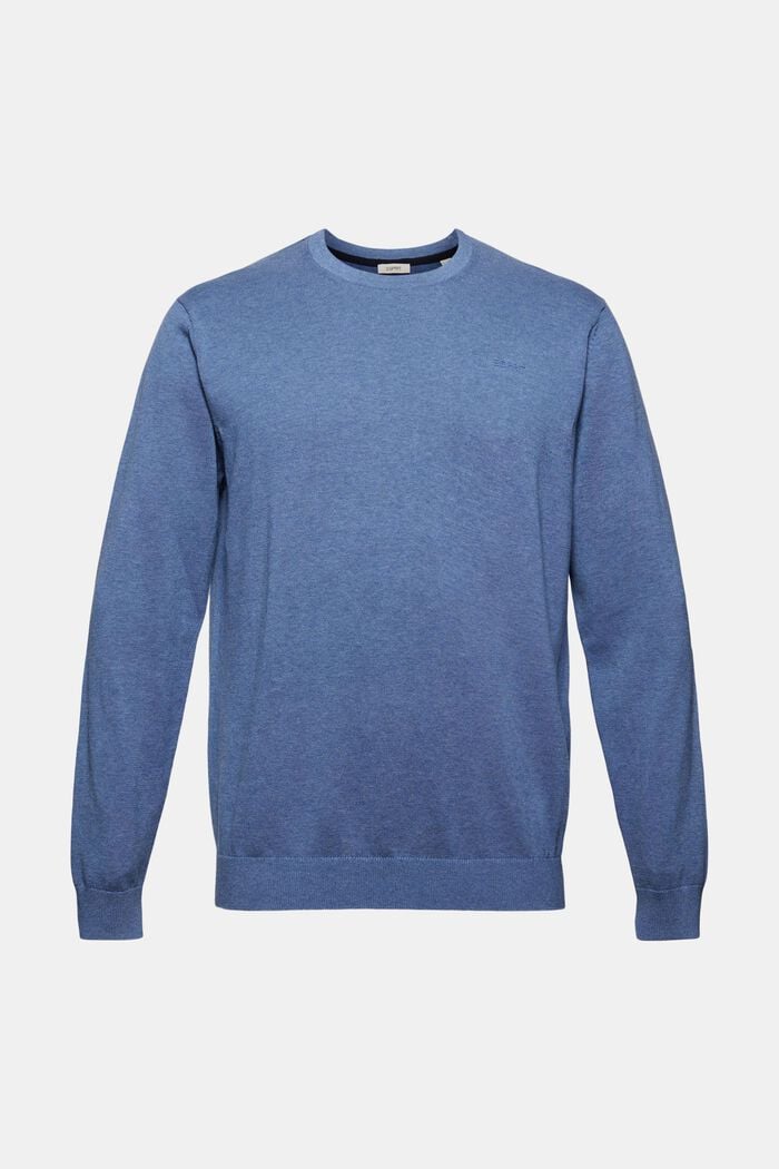 Pullover aus 100% Pima Organic Cotton, BLUE, detail image number 7