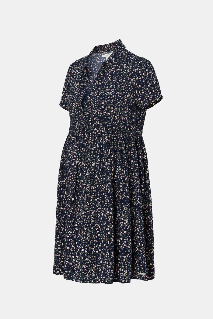 Kleid mit Millefleurs-Print, NIGHT SKY BLUE, detail image number 5