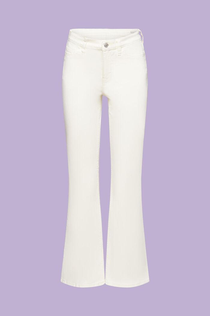 Bootcut Jeans mit hohem Bund, OFF WHITE, detail image number 6