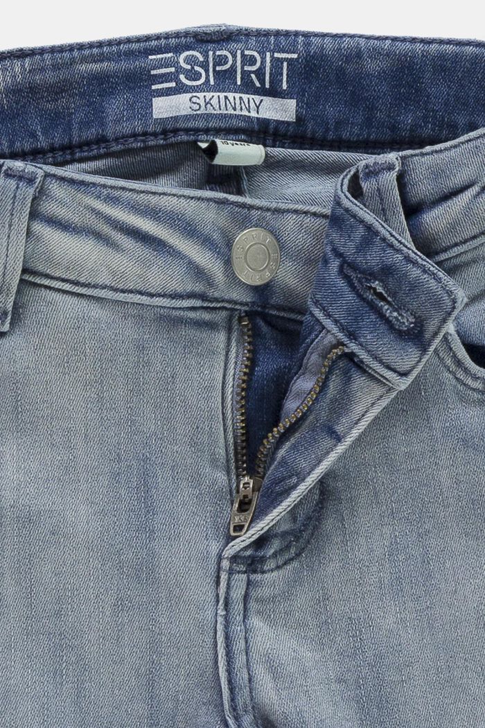 Jeans mit Verstellbund, BLUE BLEACHED, detail image number 2