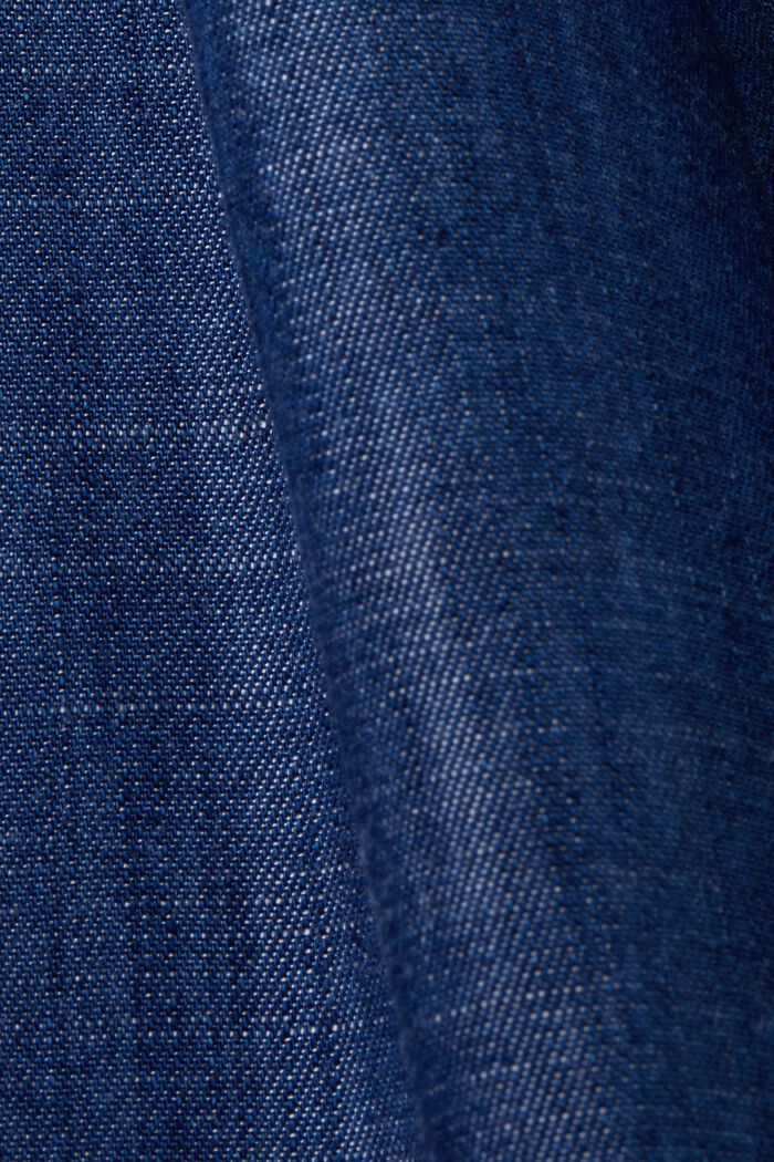 Hose mit weitem Bein und Bindedetail, BLUE MEDIUM WASHED, detail image number 6