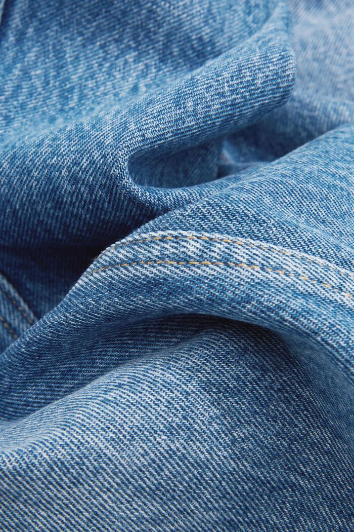 Jeans mit geradem Bein, Organic Cotton, BLUE MEDIUM WASHED, detail image number 1