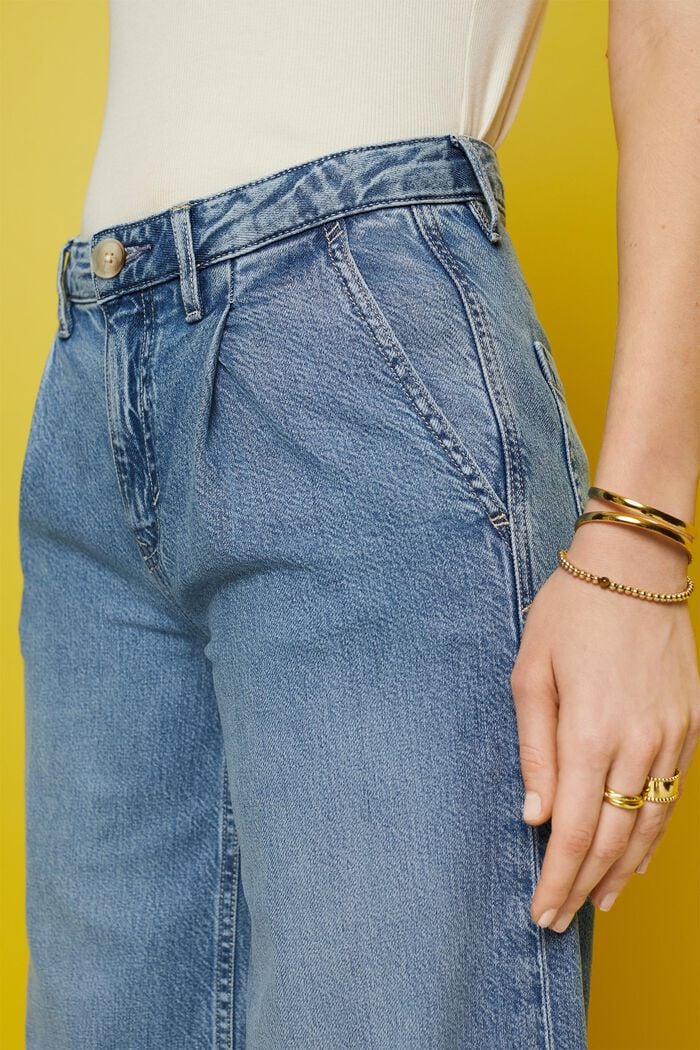 Jeans-Culotte, BLUE LIGHT WASHED, detail image number 2