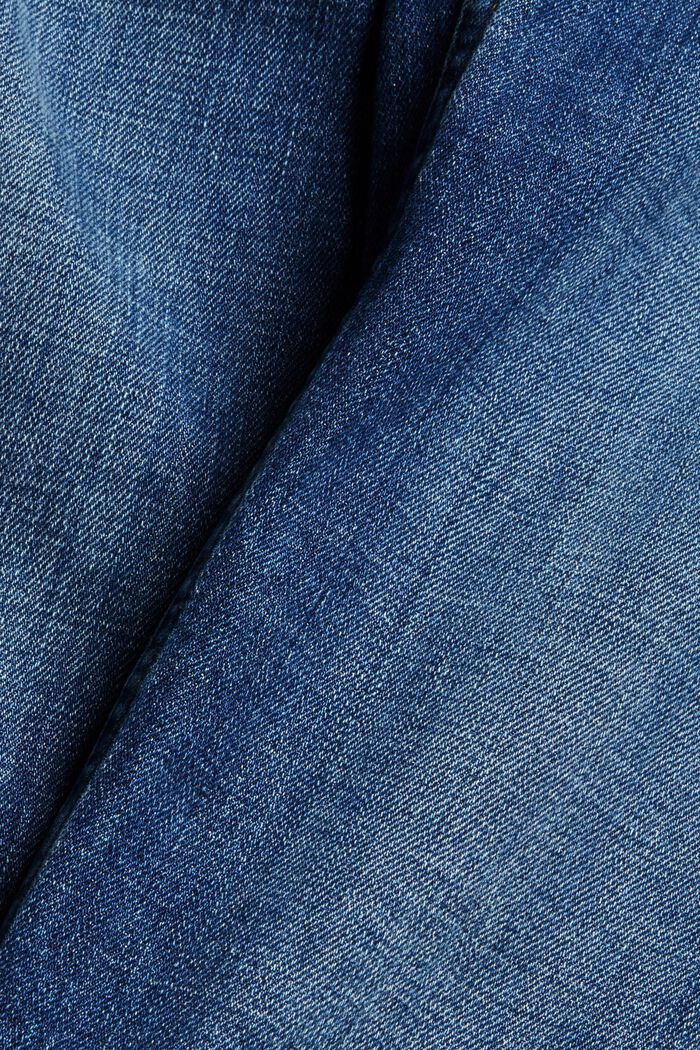 Cropped Jeans mit Kick Flare, BLUE DARK WASHED, detail image number 4