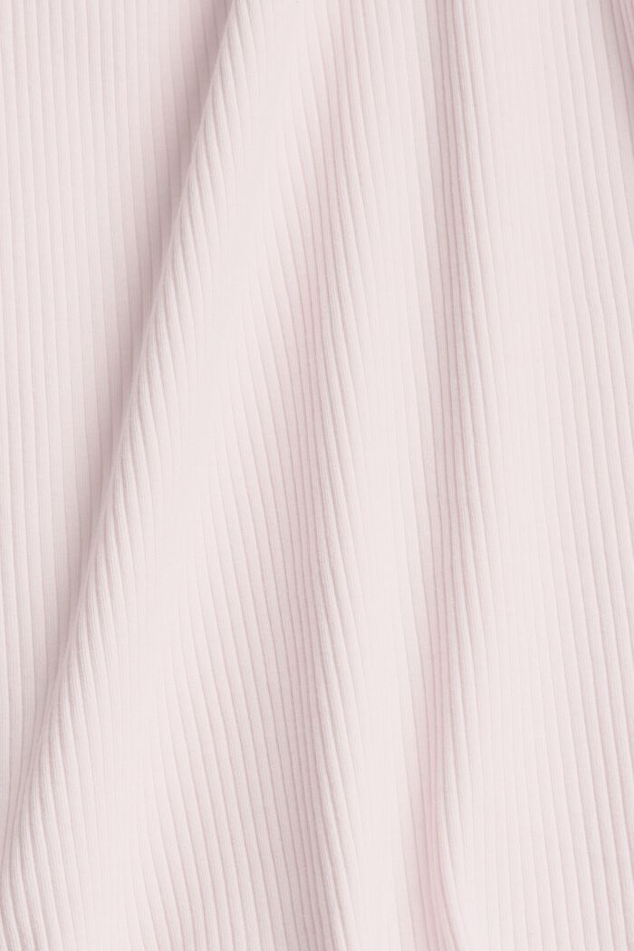 Kurzer Pyjama aus geripptem Jersey, PASTEL PINK, detail image number 4
