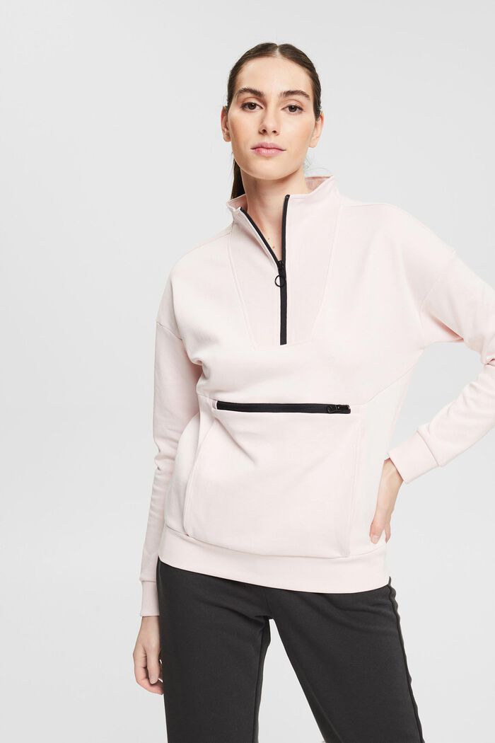 Women Sweatshirts & -jacken | Sweatshirt mit Zippertasche - HV39423