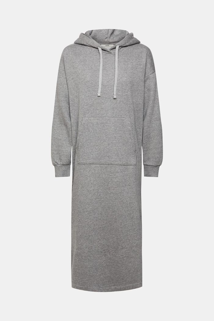 Hoodie-Kleid in Longform