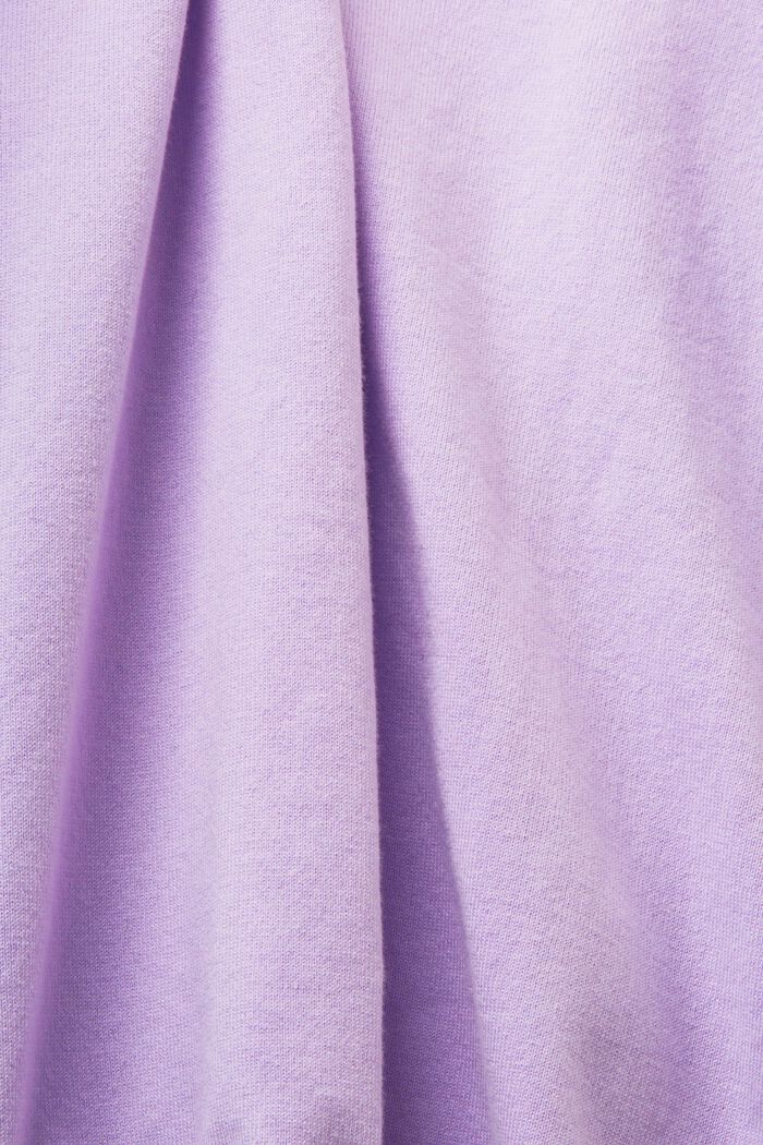 Polo-Pullover aus Baumwollmix, LAVENDER, detail image number 5