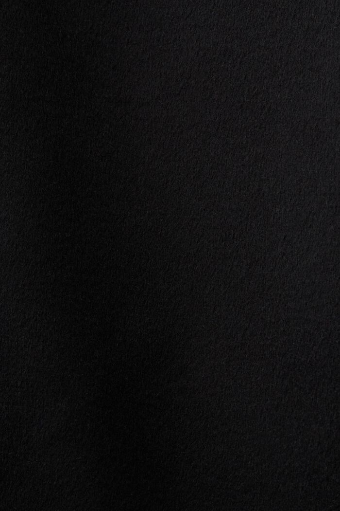 Mantel aus Wollmix, BLACK, detail image number 5