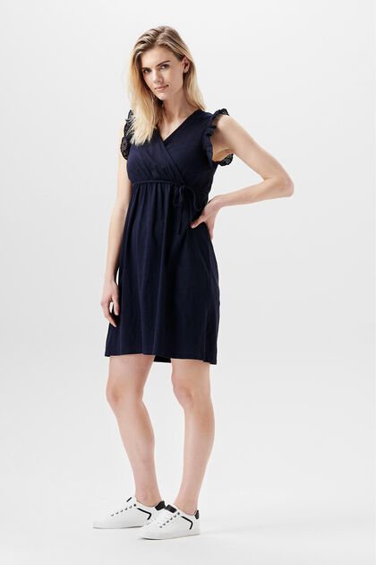 Jersey-Kleid aus Organic Cotton, NIGHT SKY BLUE, overview
