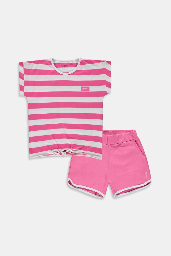 Gemischtes Set: T-Shirt und Shorts, PINK FUCHSIA, detail image number 0