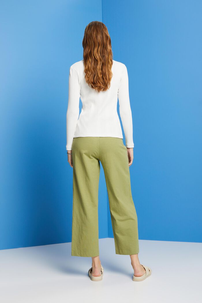 Jersey-Culotte, 100 % Baumwolle, PISTACHIO GREEN, detail image number 3