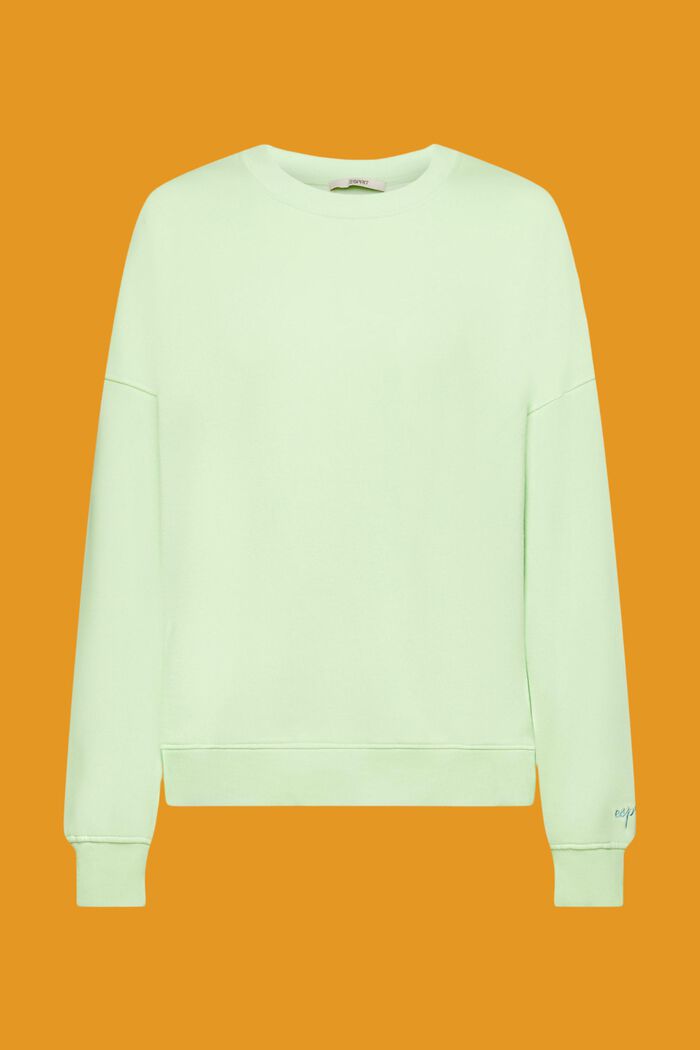 Oversized-Sweatshirt, CITRUS GREEN, detail image number 6