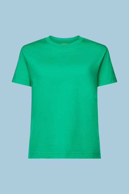 T-Shirt aus Pima-Baumwolle mit Rundhalsausschnitt