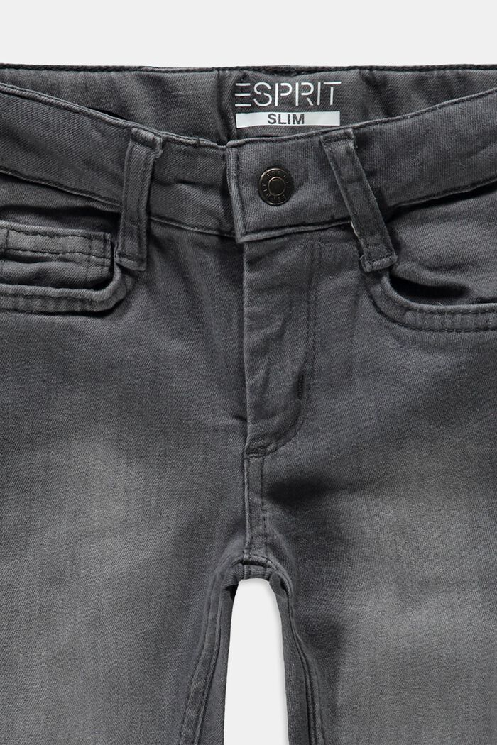 Jeans mit Verstellbund, GREY DARK WASHED, detail image number 2