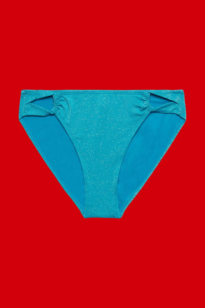 Glitzernde Bikinihose, TEAL BLUE, detail image number 3