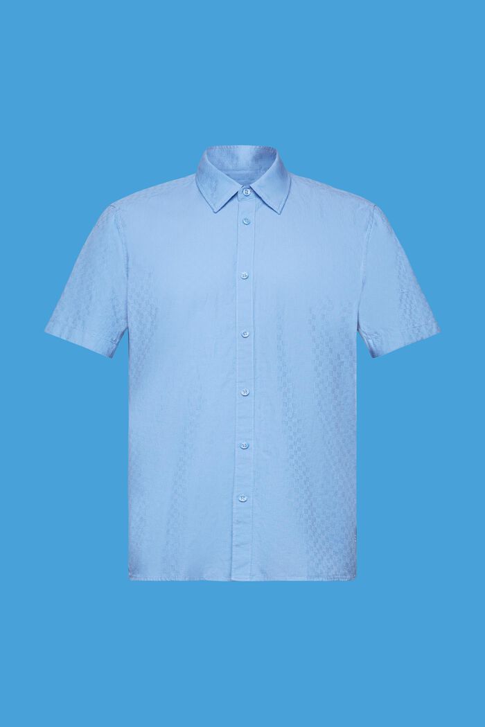 Strukturiertes Hemd in schmaler Passform, LIGHT BLUE, detail image number 5