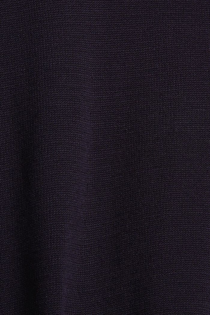Strickkleid in A-Linie, LENZING™ ECOVERO™, NAVY, detail image number 4