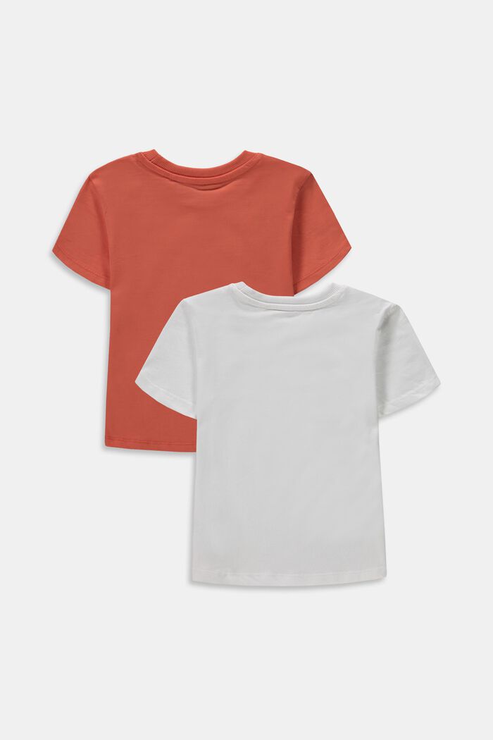 2er-Pack T-Shirts aus 100% Baumwolle, SALMON, detail image number 1