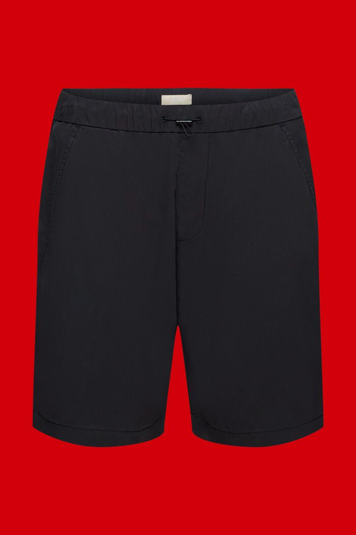 Leichte Shorts im Washed-Look, BLACK, detail image number 6