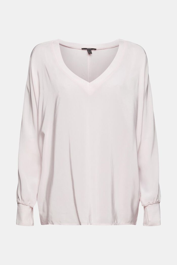 Oversize-Bluse mit LENZING™ ECOVERO™, LIGHT PINK, detail image number 2
