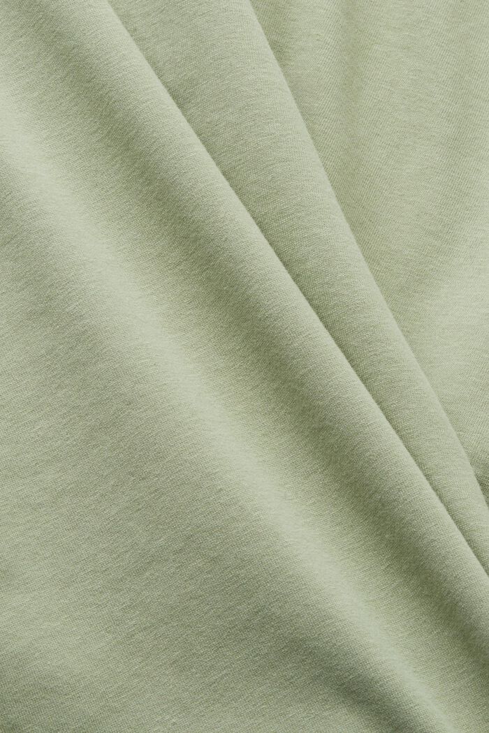 Schulterfreies Shirt aus Baumwolle, LIGHT KHAKI, detail image number 4