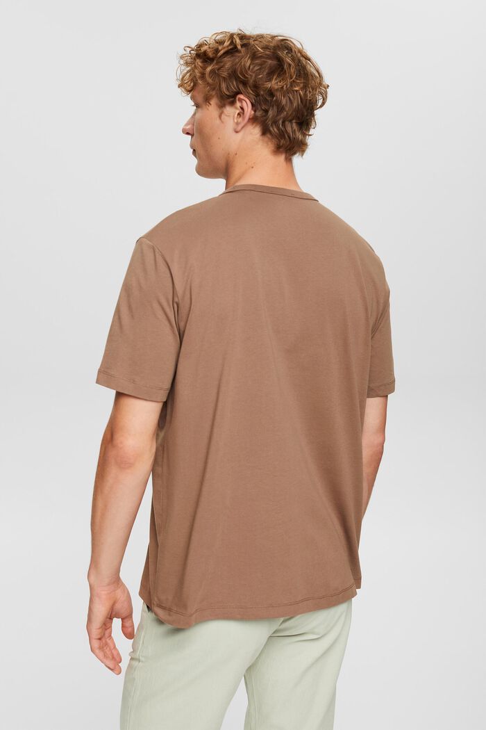 Jersey-T-Shirt mit Aufnäher, CARAMEL, detail image number 3