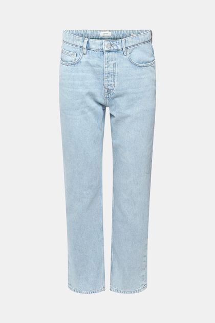 Straight Leg Jeans, BLUE BLEACHED, overview