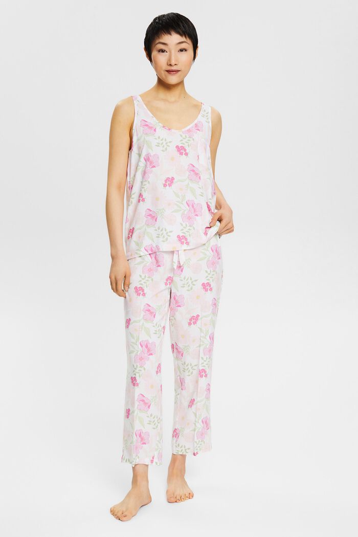 Floral gemusterter Pyjama, LENZING™ ECOVERO™