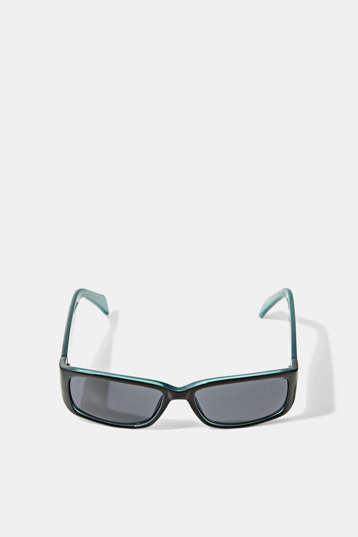 Sonnenbrille mit zweifarbigem Rahmen, BLACK, detail image number 0