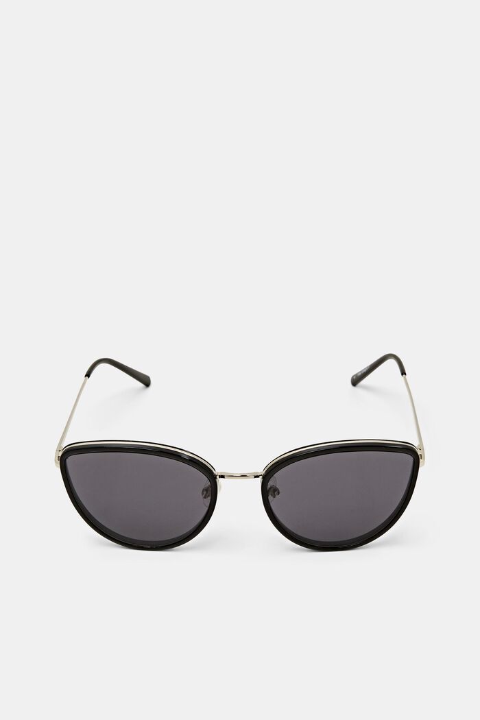 Sonnenbrille mit Cat Eye-Form, BLACK, detail image number 0