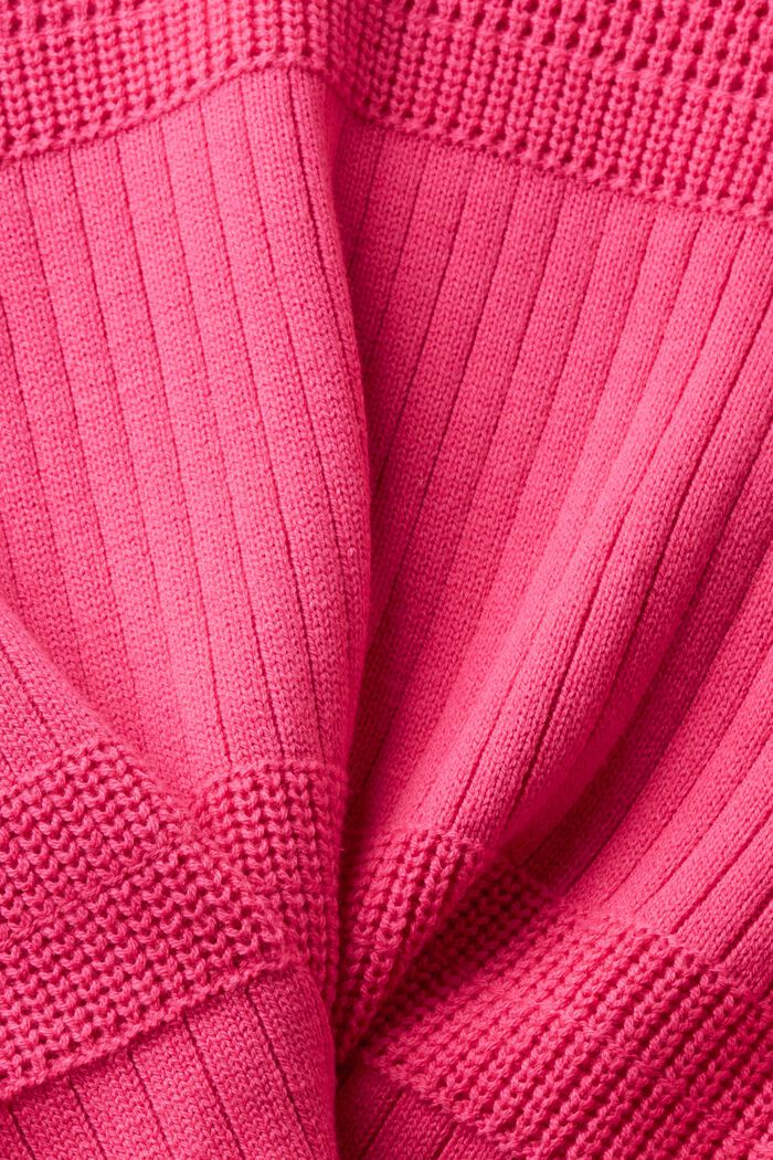 Strickpullover mit Mustermix, PINK FUCHSIA, detail image number 5