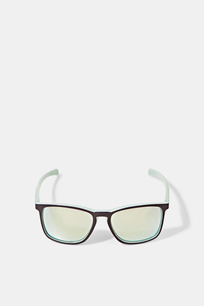 Sport-Sonnenbrille mit verspiegelten Gläsern, TURQUOISE, detail image number 0