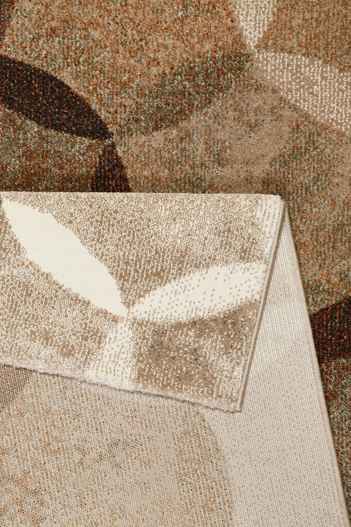 Kurzflor-Teppich mit geometrischem Muster, TOFFEE, detail image number 2