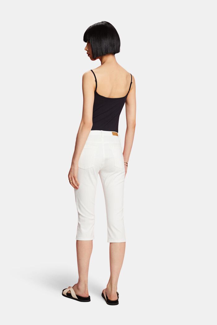 Capri-Jeans, Mid-Rise, WHITE, detail image number 3