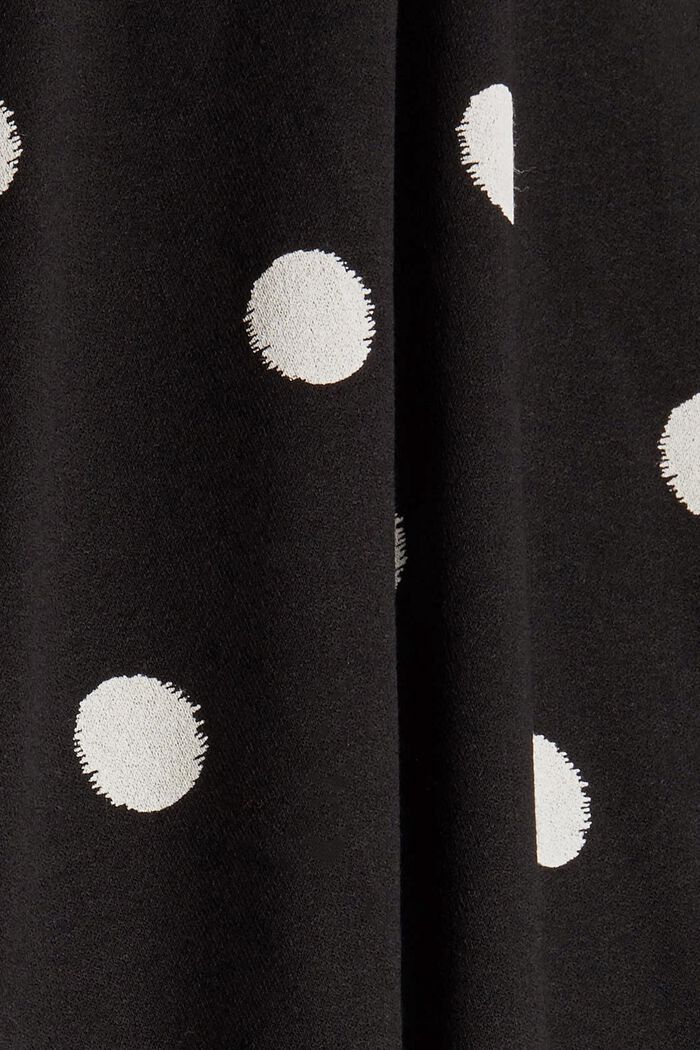 Kleid mit Volantsaum, LENZING™ ECOVERO™, NEW BLACK, detail image number 4