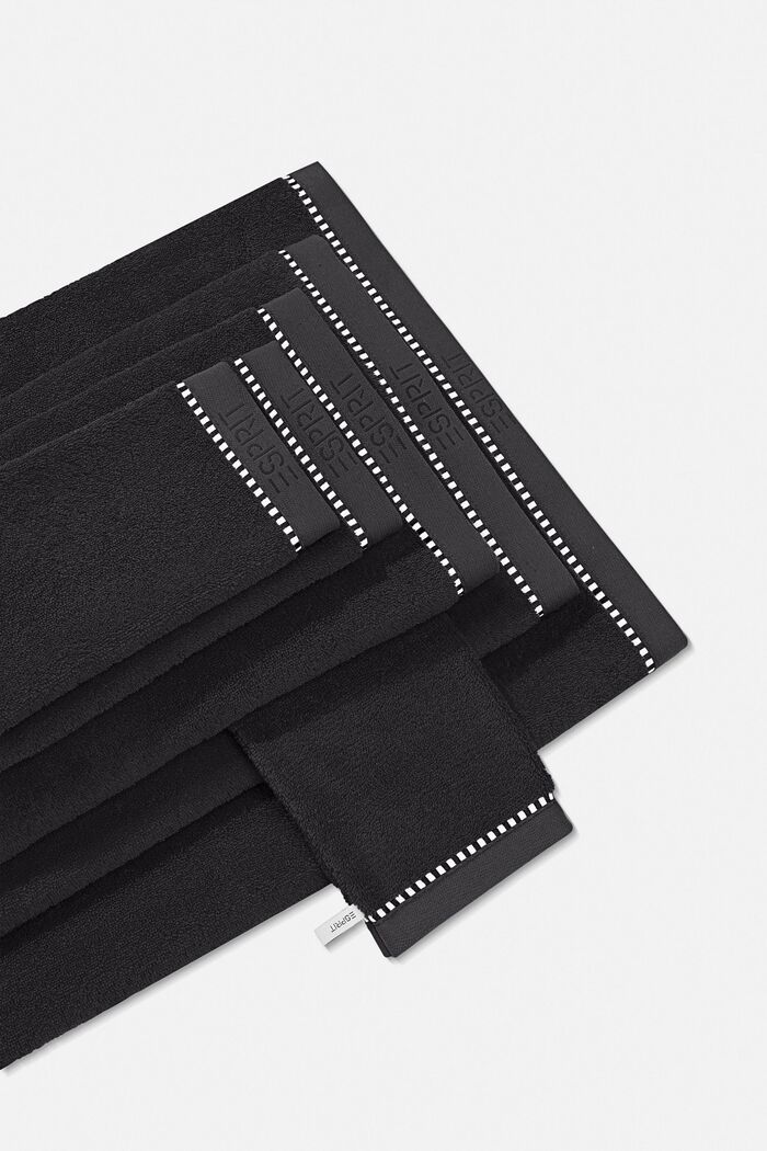 Mit TENCEL™: Handtuch-Serie aus Frottee, BLACK, detail image number 4