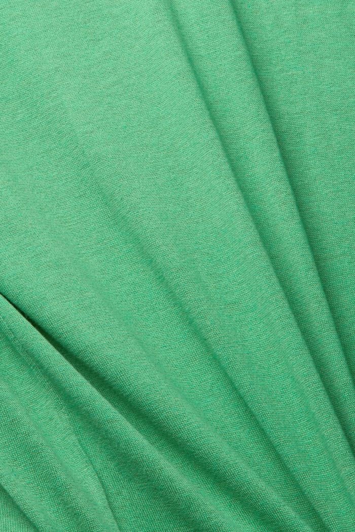 Mit TENCEL™: Langärmeliges Poloshirt, GREEN, detail image number 5
