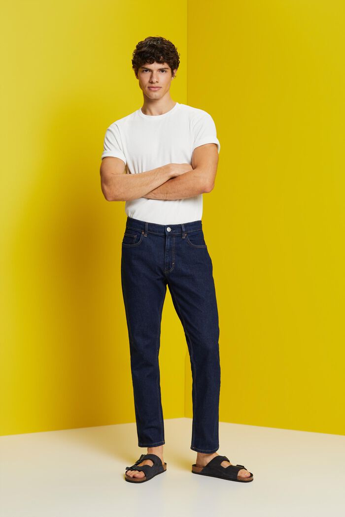Slim-Fit-Jeans, BLUE RINSE, detail image number 4