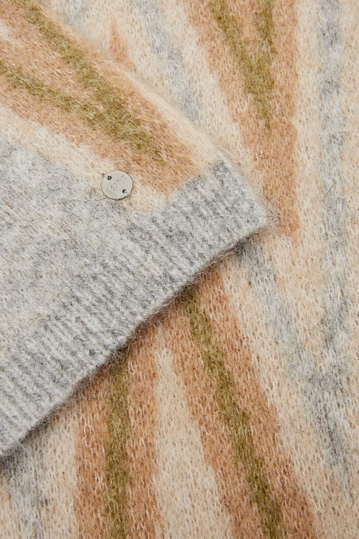 Schal aus Wolle-Mohair-Mix, LIGHT GREY, detail image number 1