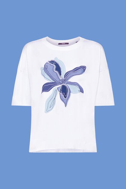 Oversize T-Shirt mit Print, TENCEL™