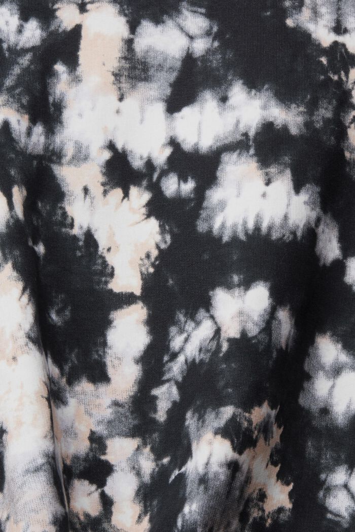 Recycelt: Sweatshirt mit Muster, BLACK, detail image number 4