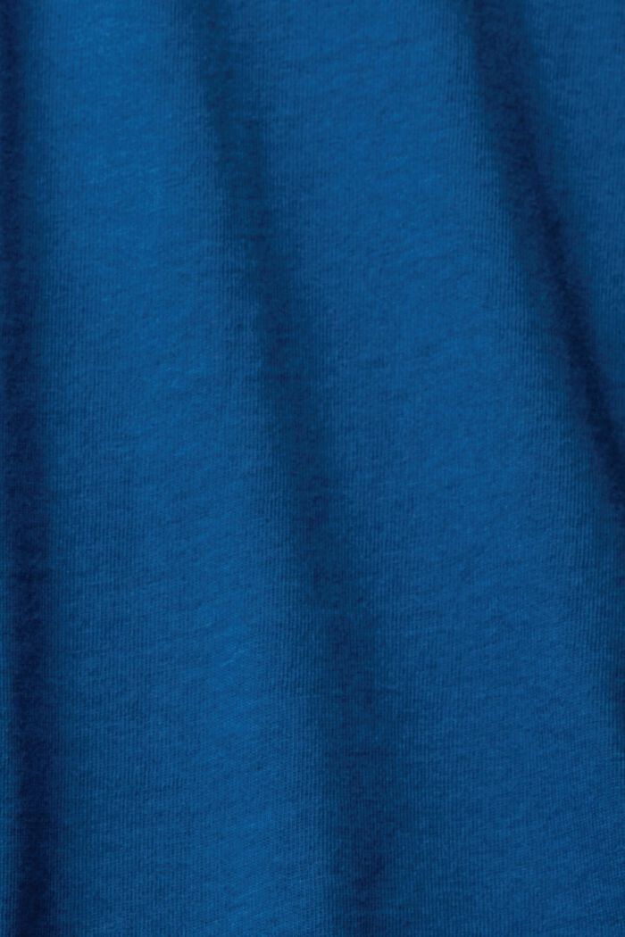 Henley-Longsleeve, PETROL BLUE, detail image number 1
