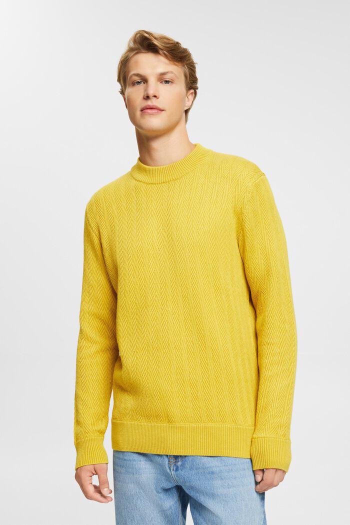 Sweater mit Fischgrat-Muster