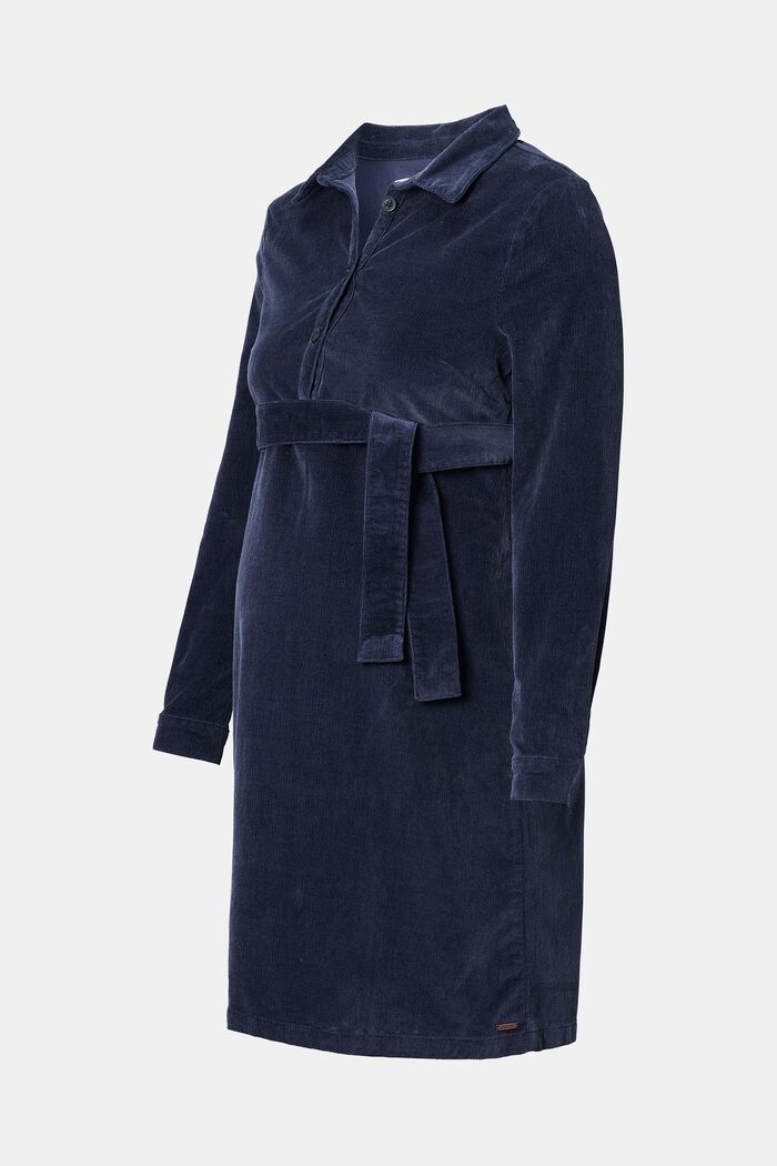 Stillfreundliches Kord-Kleid aus Baumwolle, NIGHT SKY BLUE, overview