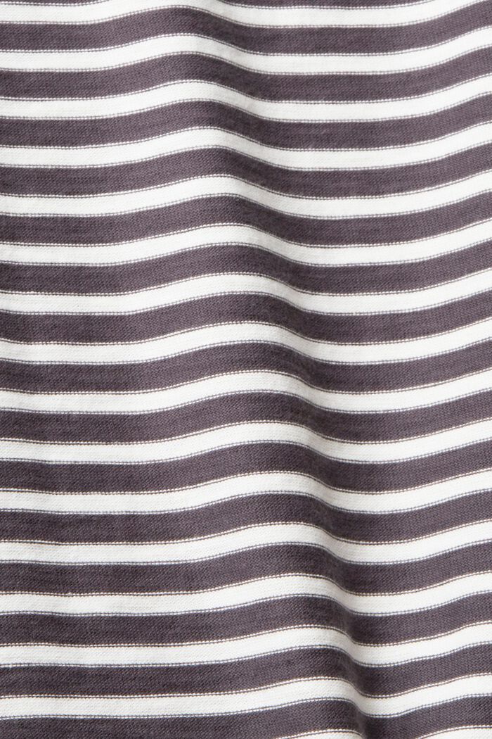 Longsleeve mit Streifen, 100 % Baumwolle, ANTHRACITE, detail image number 5