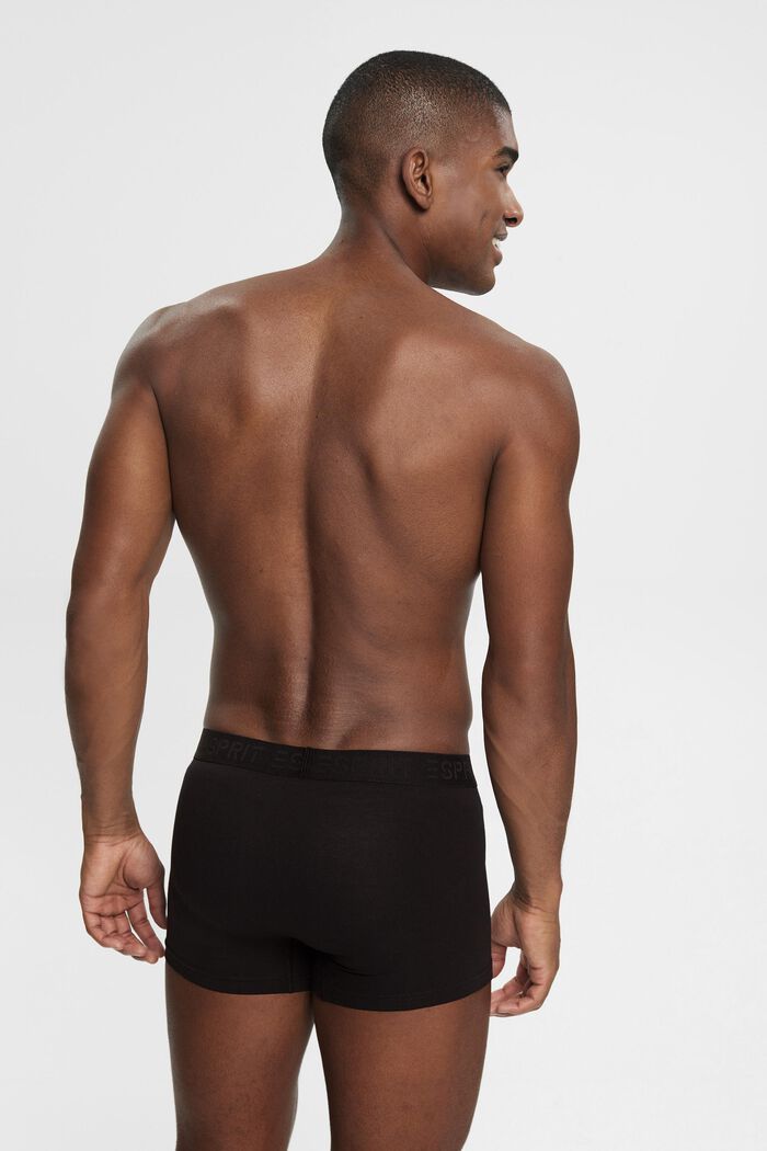 Kurze Herren-Shorts aus Baumwollstretch im Multipack, BLACK, detail image number 3