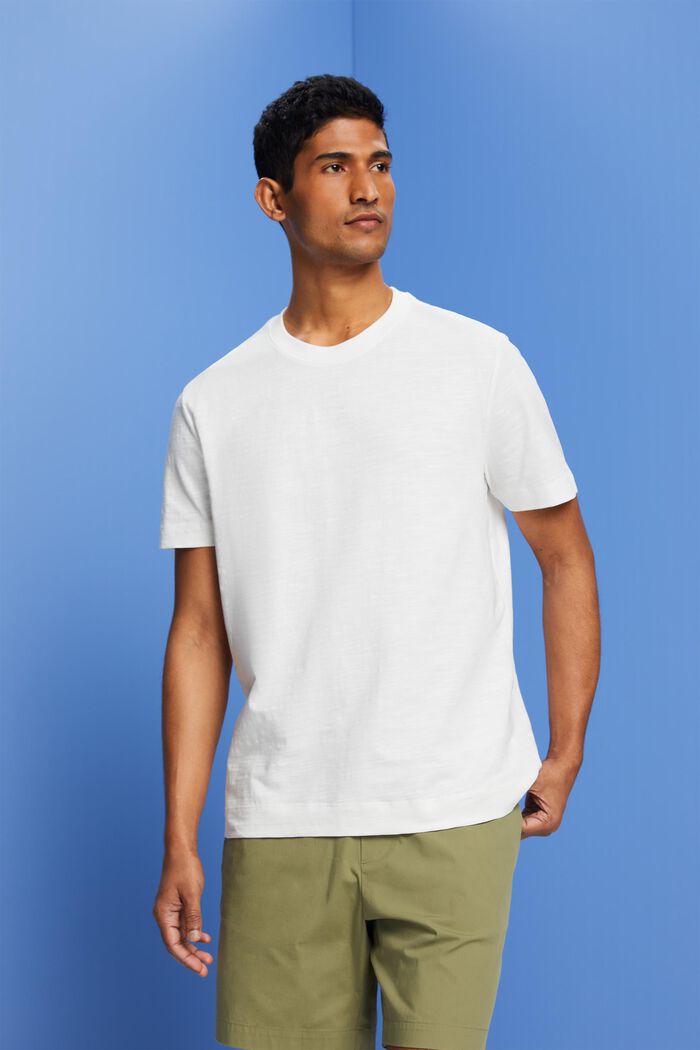 T-Shirt aus Jersey, 100% Baumwolle, ICE, detail image number 0